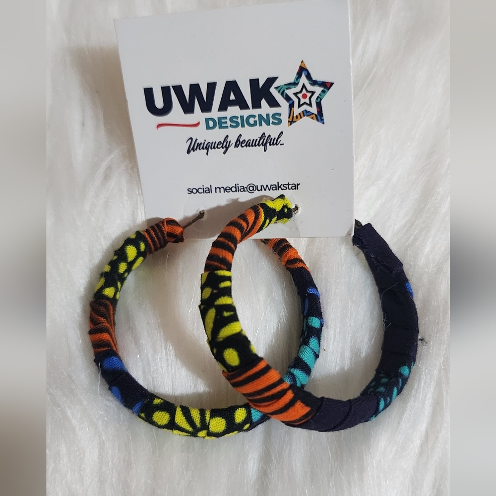 Handmade Ankara(African print) earrings